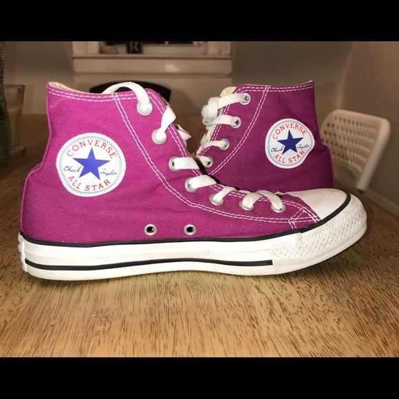 Converse Shoes - Fuchsia Converse Chuck Taylors